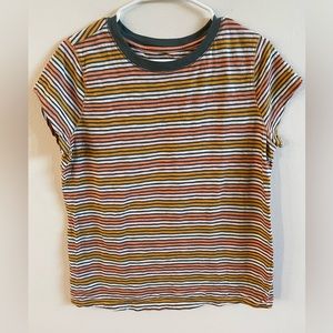 Universal Thread multi-colored Cotton Striped Tee-Shirt